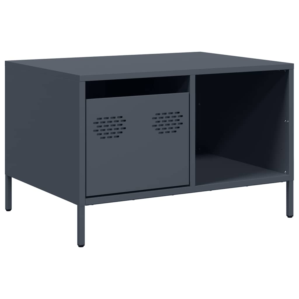 Coffee table, anthracite, 68.5x50x43.5cm, cold-rolled steel