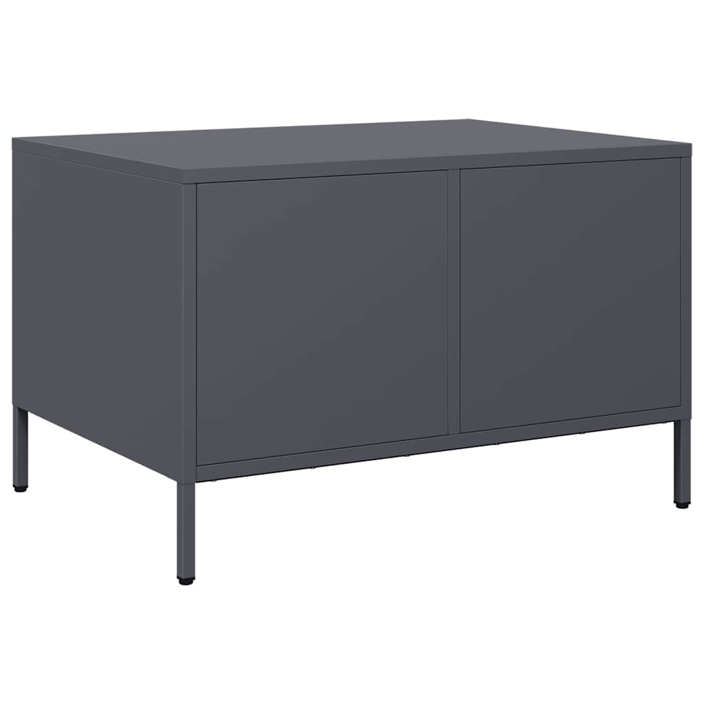 Coffee table, anthracite, 68.5x50x43.5cm, cold-rolled steel