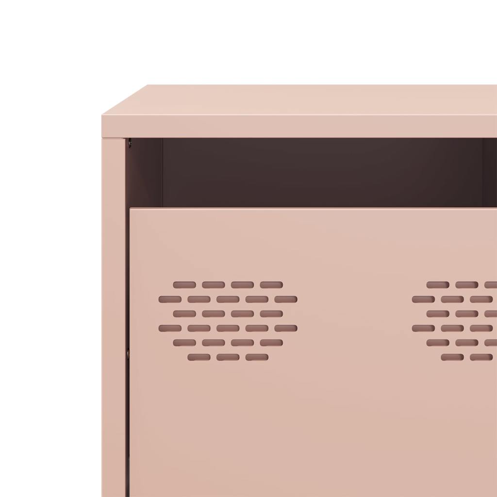 TV cabinet, pink, 101.5x39x43.5 cm, cold-rolled steel