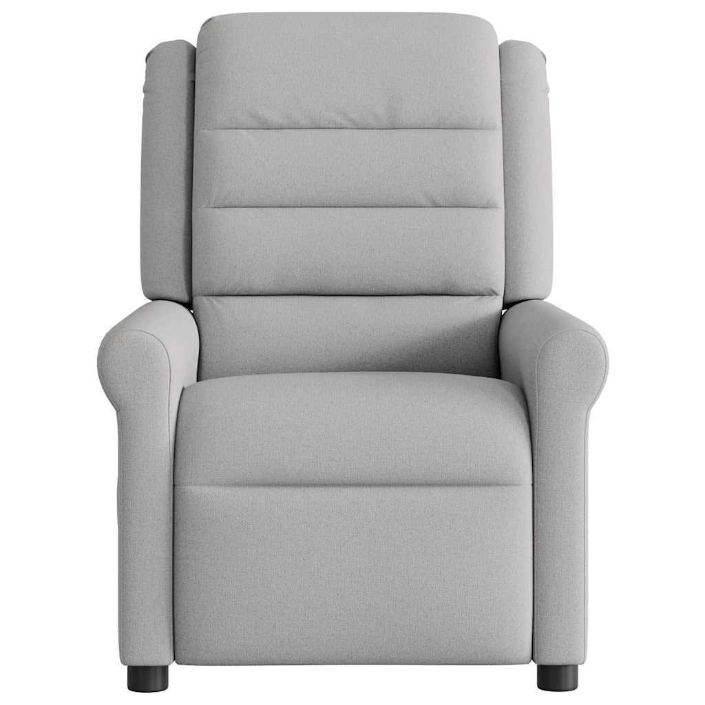 Cloud Grey Fabric Electric Recliner Chair