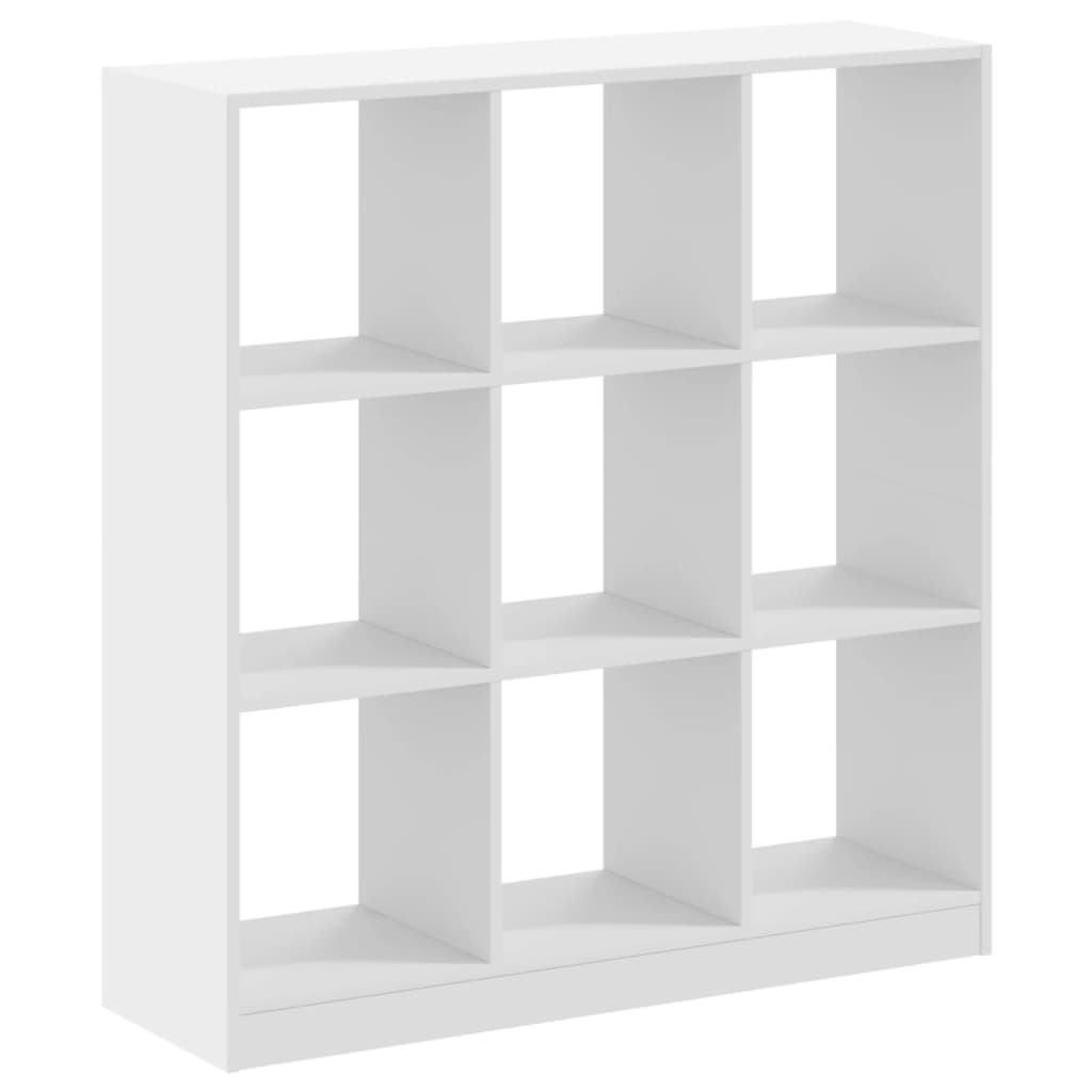 Bookcase, white, 102x32x108 cm, processed wood