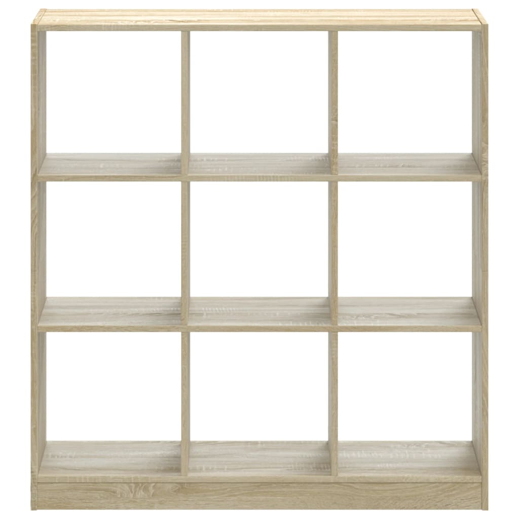 Bookcase, sonoma oak, 102x32x108 cm, processed wood