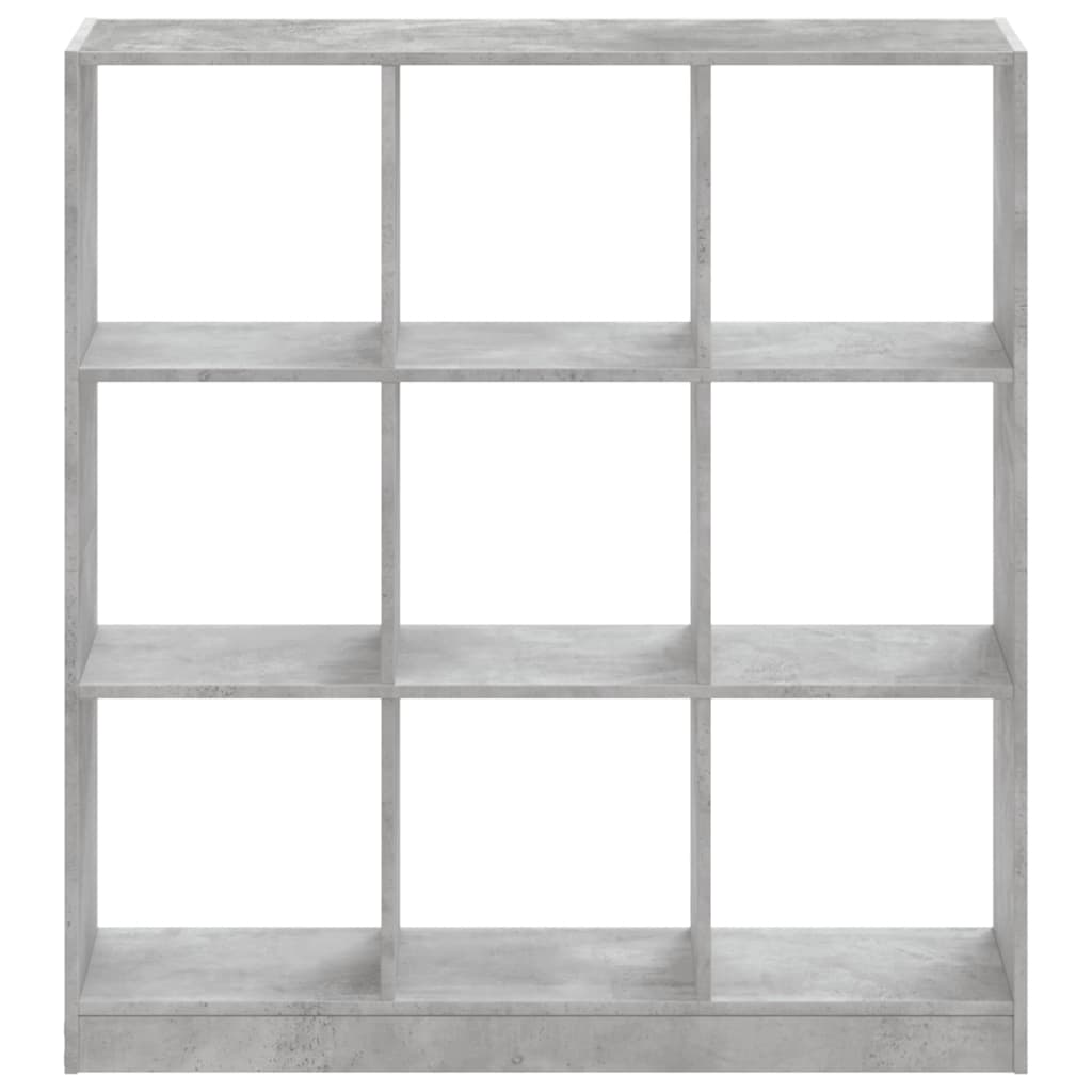 Bookcase, concrete grey, 102x32x108 cm, engineered wood