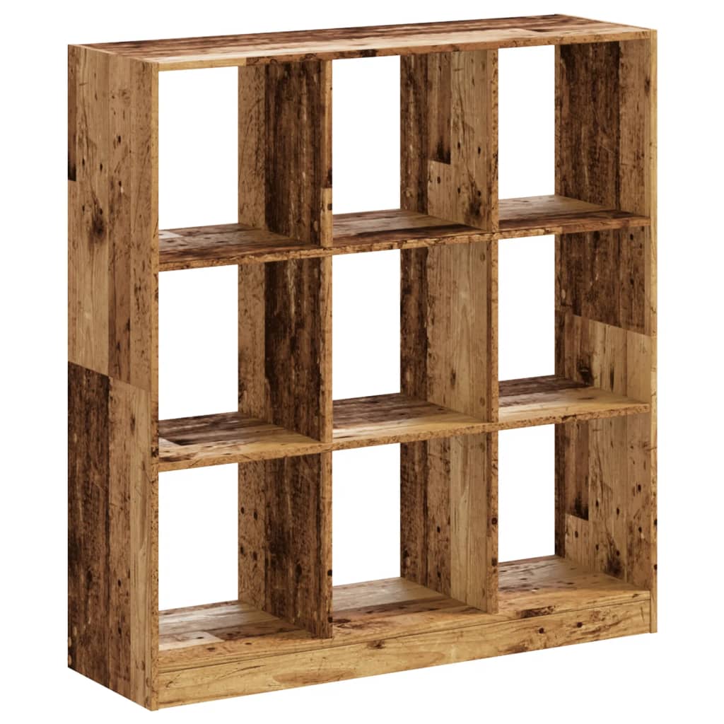 Bookcase, old wood, 102x32x108 cm, processed wood