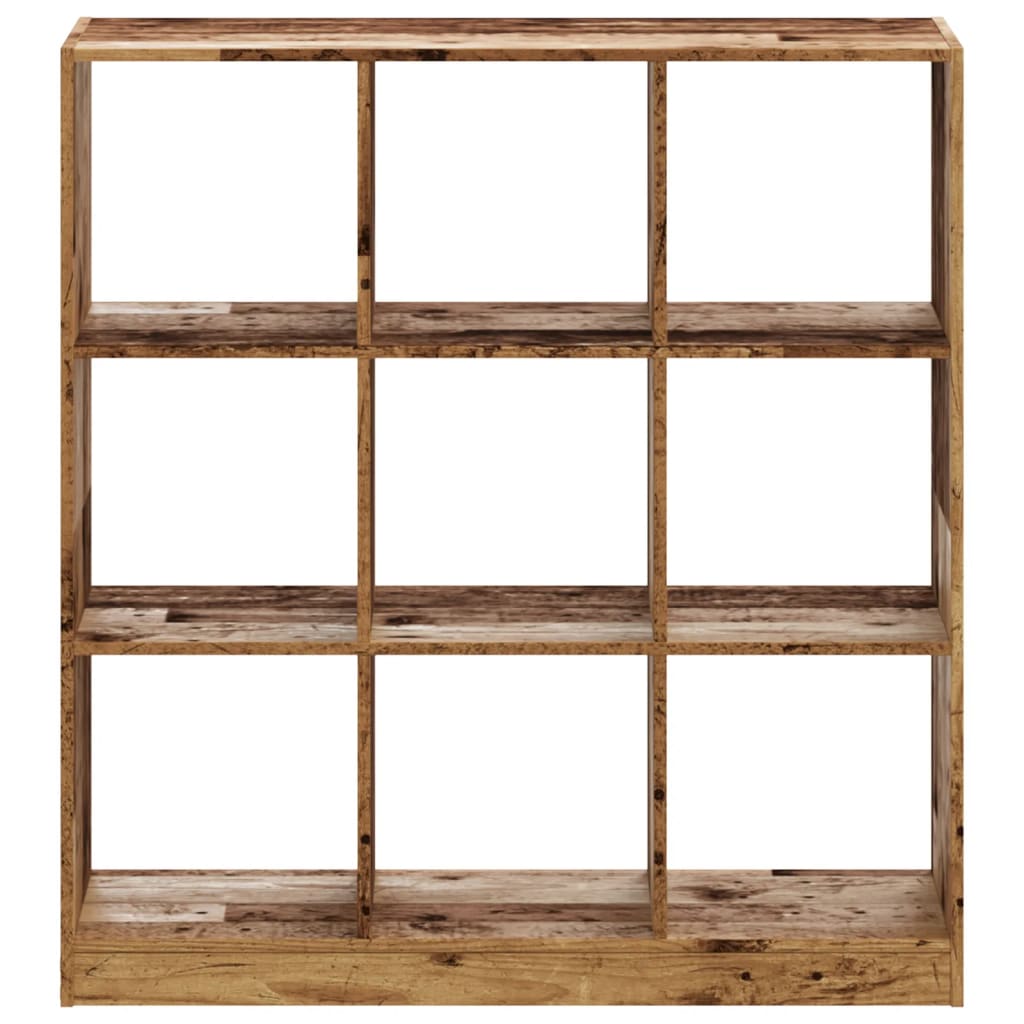 Bookcase, old wood, 102x32x108 cm, processed wood