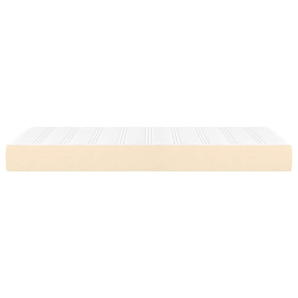 Children's pocket spring mattress, cream 80x160 cm textile