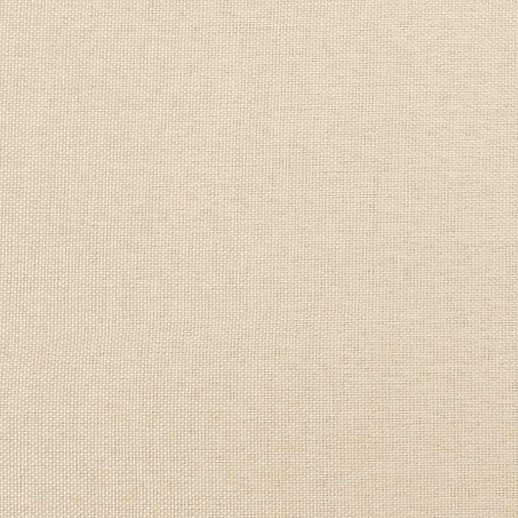 Saltea cu arcuri buzunar de copii, crem 80x160 cm textil