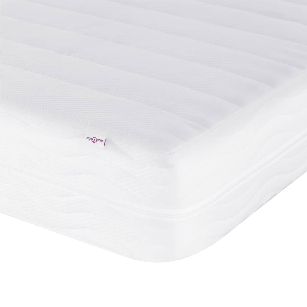 Foam mattress, white, 80x220 cm, hardness H2 H3