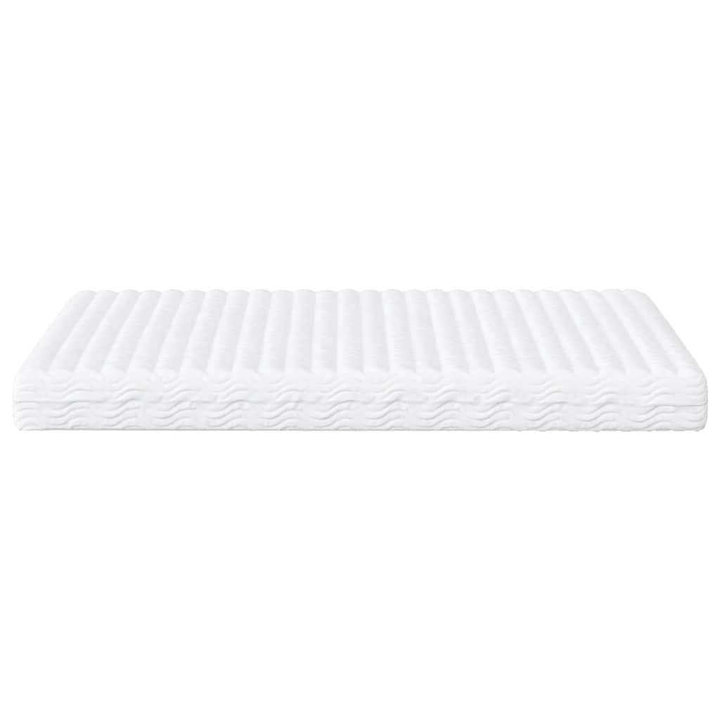 Foam mattress, white, 160x220 cm, hardness H2 H3