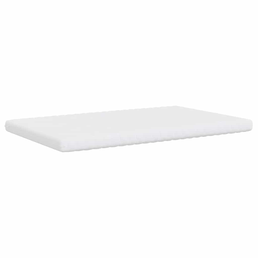 Foam mattress, white, 120x210 cm, 7 zones, hardness 20 ILD