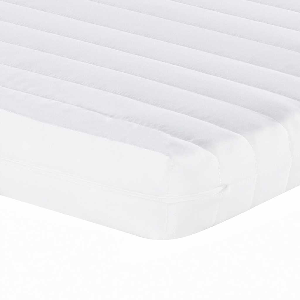 Foam mattress, white, 120x210 cm, 7 zones, hardness 20 ILD