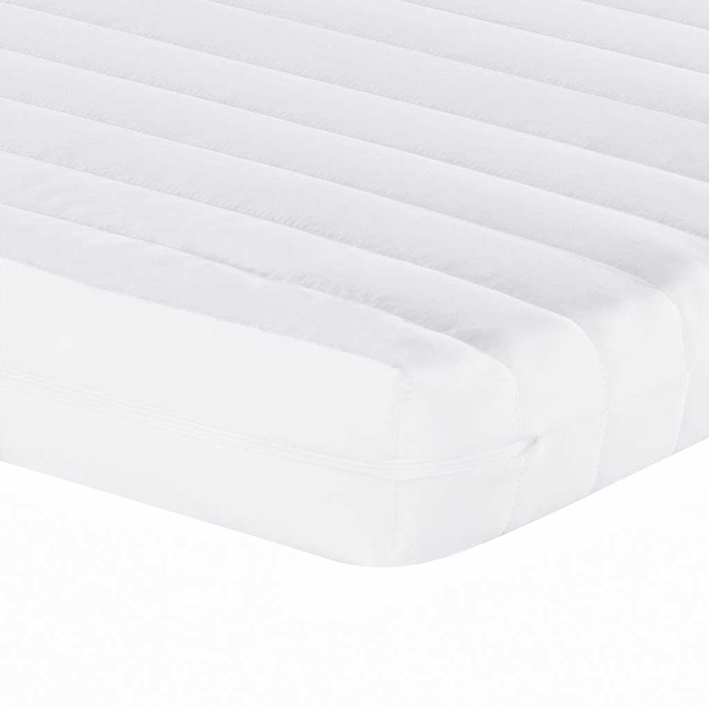 Foam mattress, white, 140x210 cm, 7 zones, hardness 20 ILD