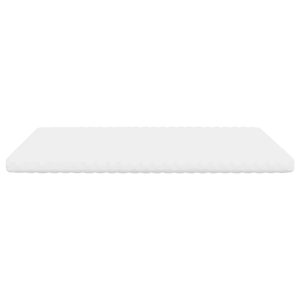 Foam mattress, white, 160x210 cm, 7 zones, hardness 20 ILD