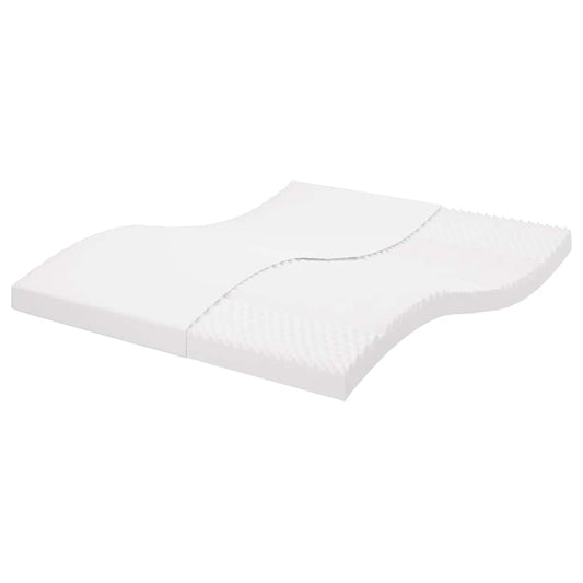 Foam mattress, white, 180x210 cm, 7 zones, hardness 20 ILD