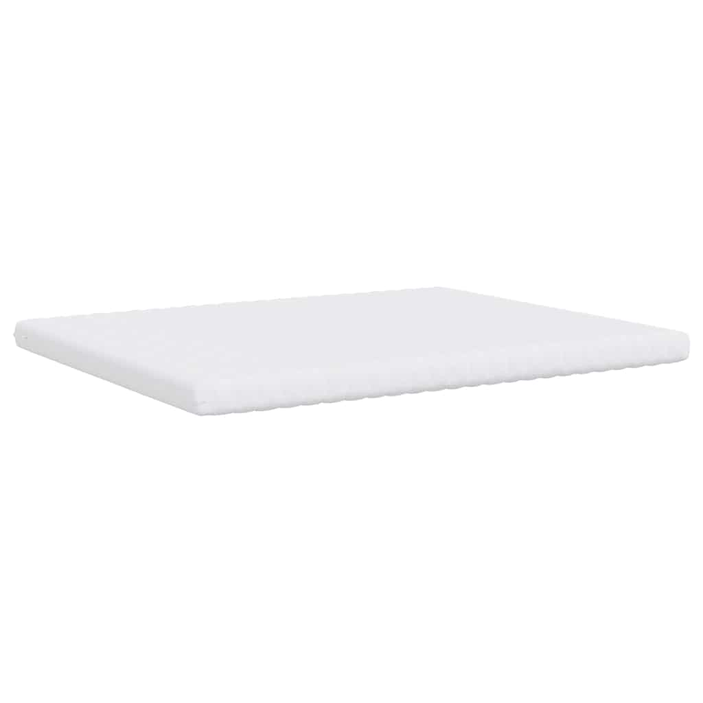 Foam mattress, white, 200x210 cm, 7 zones, hardness 20 ILD