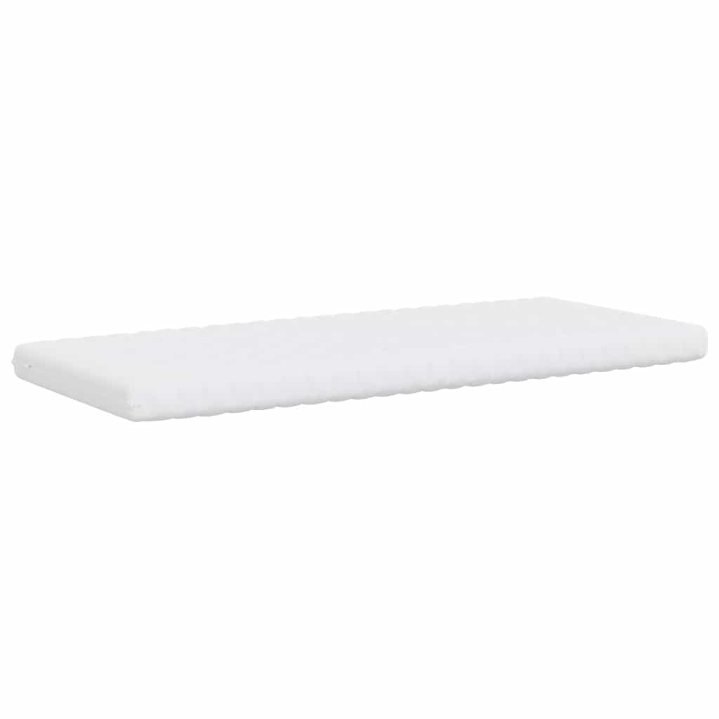 Foam mattress, white, 80x220 cm, 7-zone hardness 20 ILD