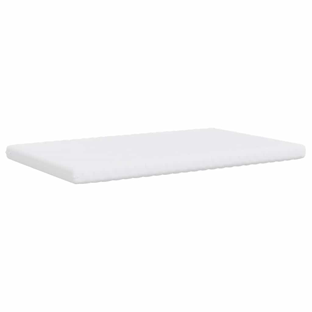 Foam mattress, white, 140x220 cm, 7 zones, hardness 20 ILD