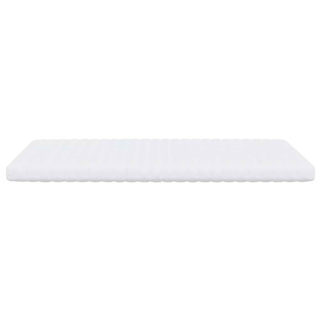 Foam mattress, white, 140x220 cm, 7 zones, hardness 20 ILD