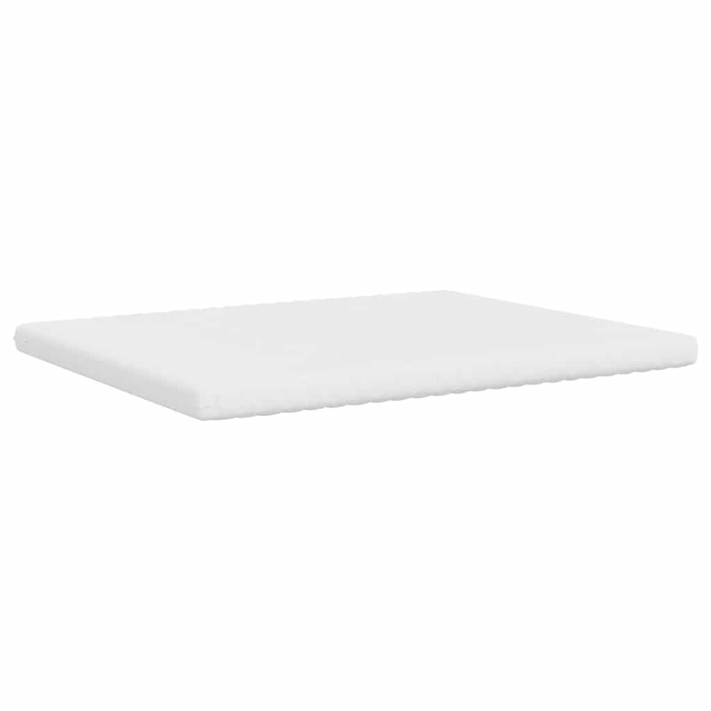 Foam mattress, white, 160x220 cm, 7 zones, hardness 20 ILD