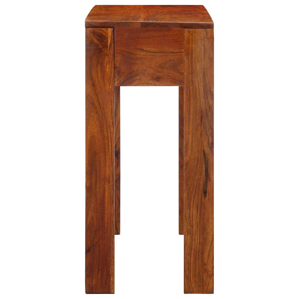 Console 80x35x75 cm made of solid acacia wood