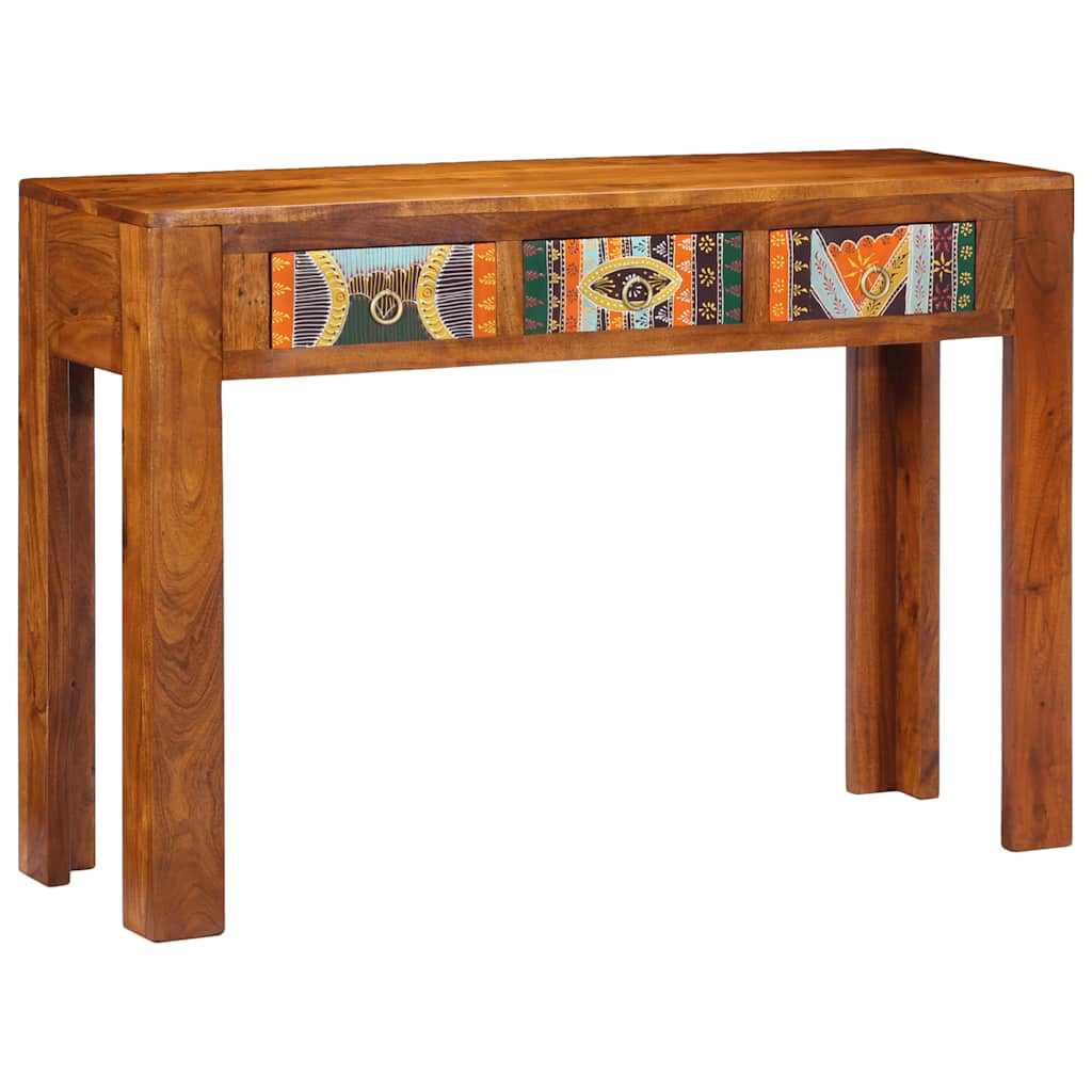 Console table, 110x35x75 cm, solid acacia wood