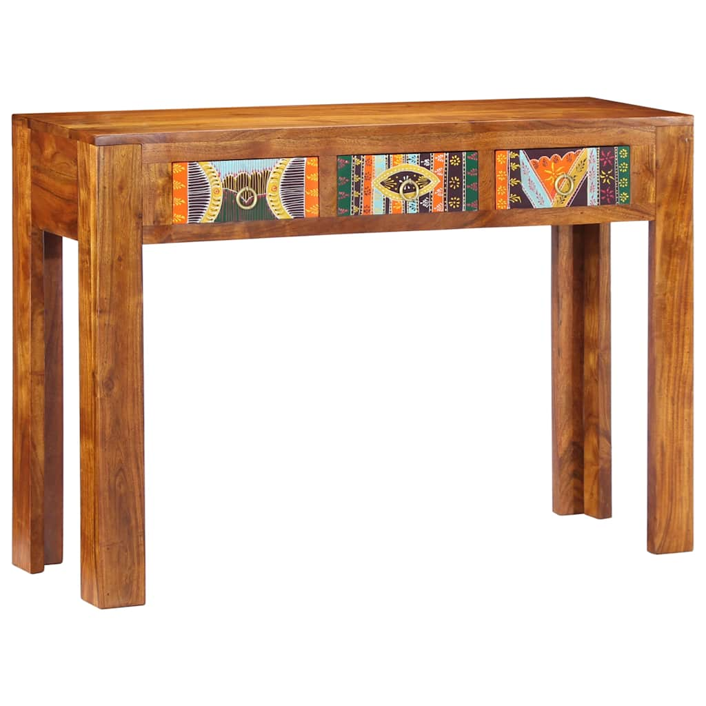 Console table, 110x35x75 cm, solid acacia wood