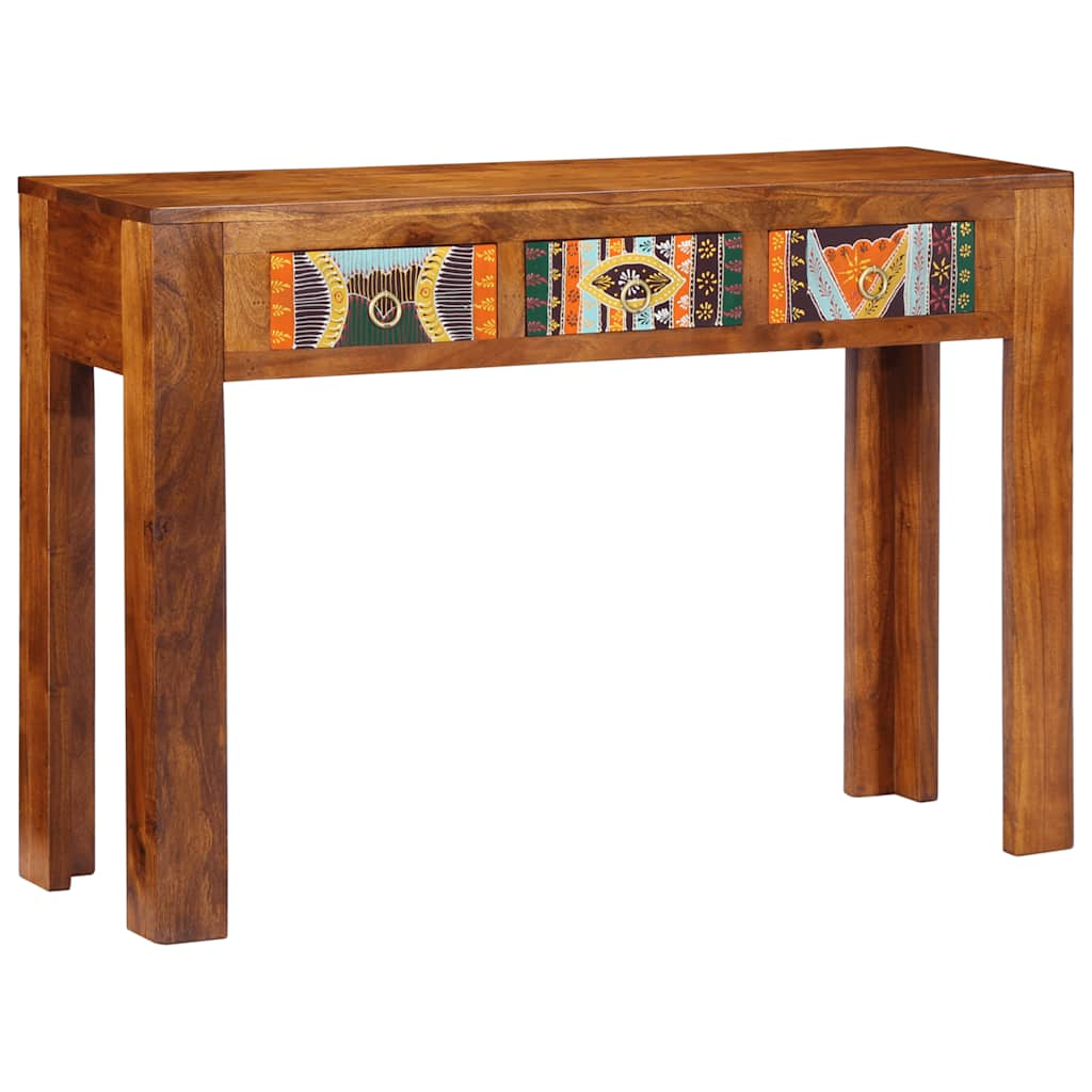 Console table, 110x35x75 cm, solid acacia wood