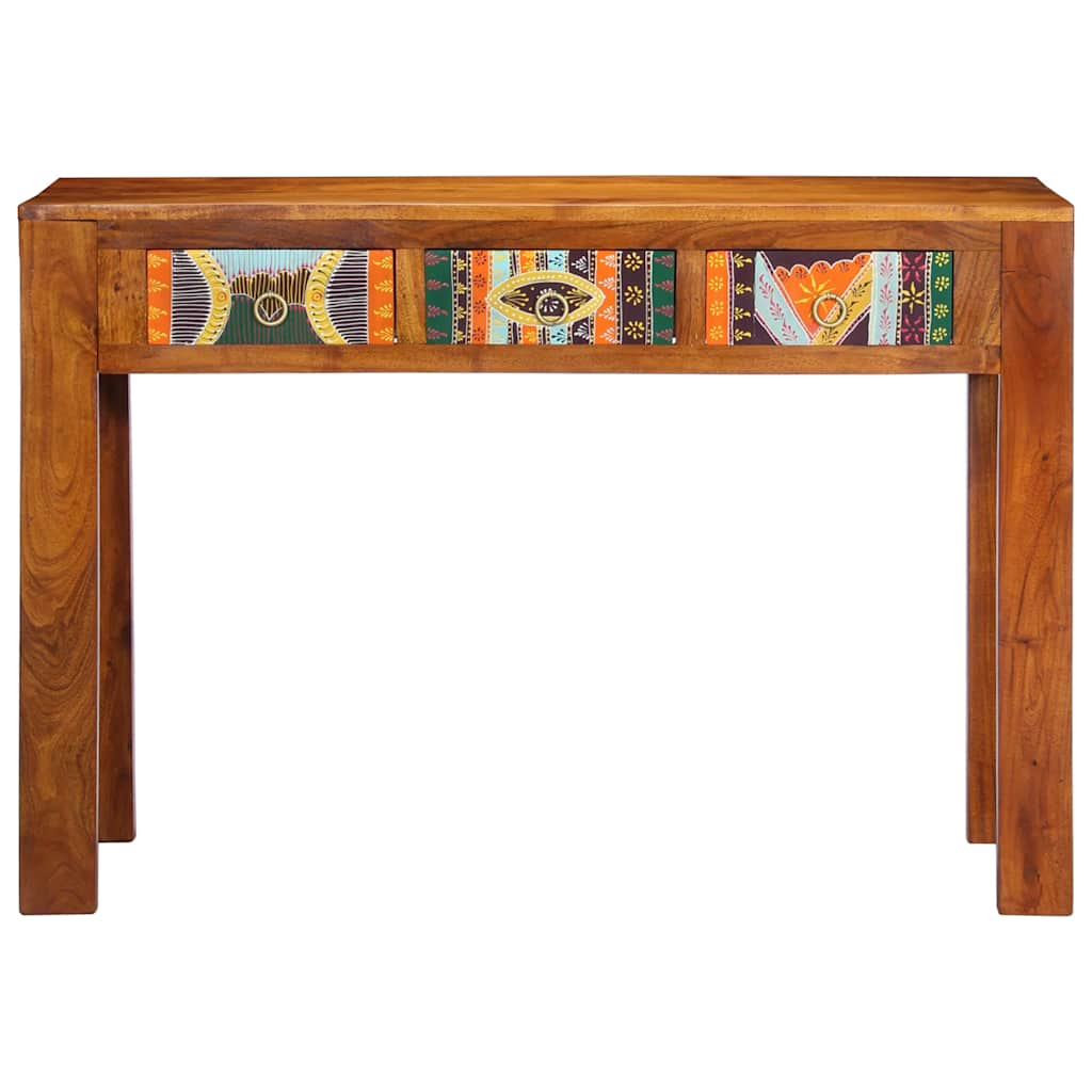 Console table, 110x35x75 cm, solid acacia wood