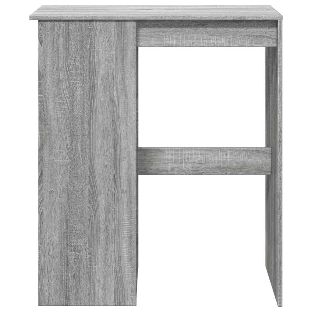 Bar table with shelves sonoma gray 90x47.5x103.5 cm processed wood