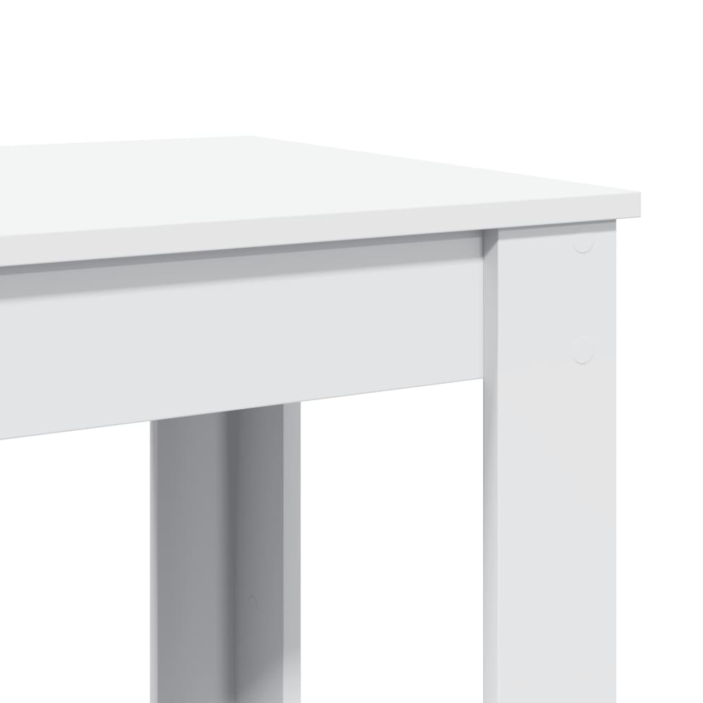 Bar table, white, 51x50x103.5 cm, processed wood