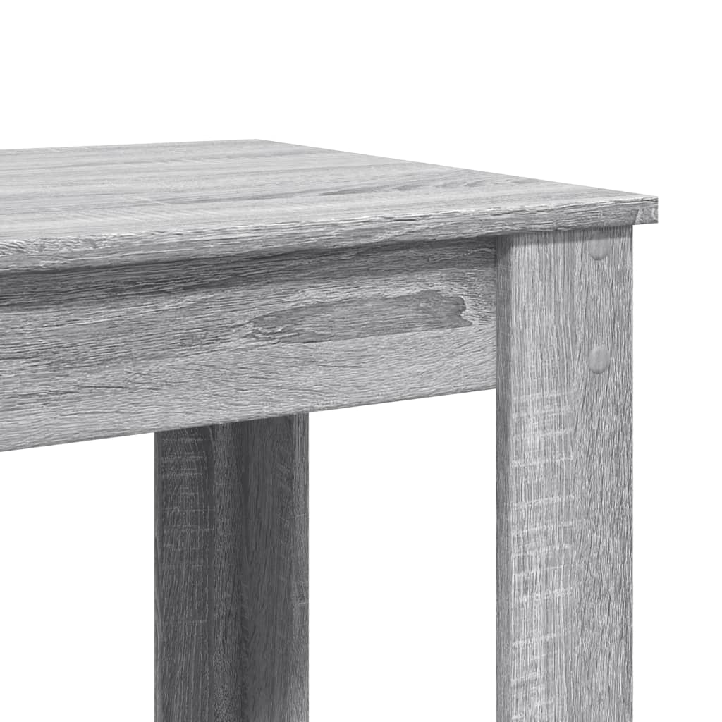 Bar table, sonoma grey, 51x50x103.5 cm, processed wood