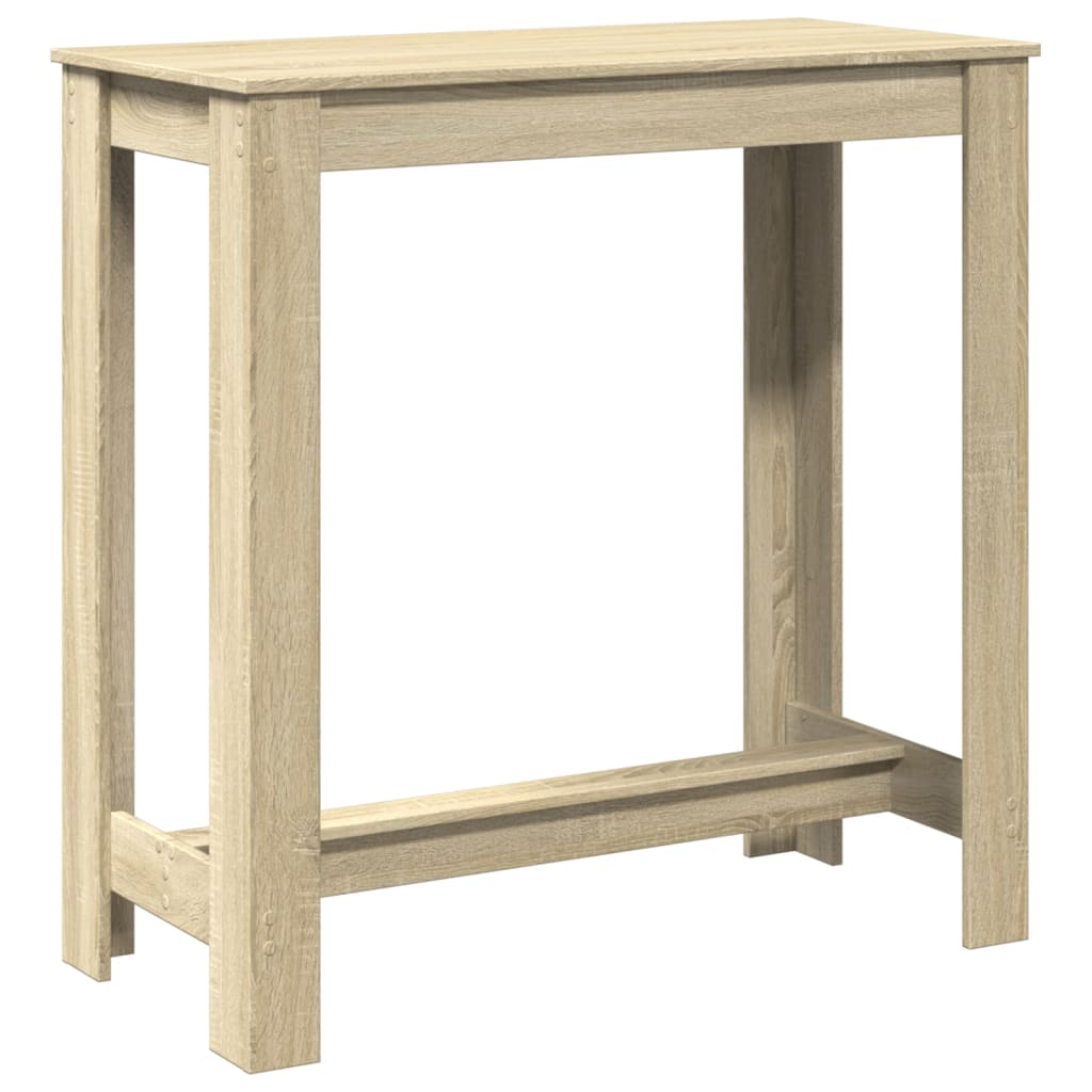 Bar table, Sonoma oak, 102x50x103.5 cm, engineered wood