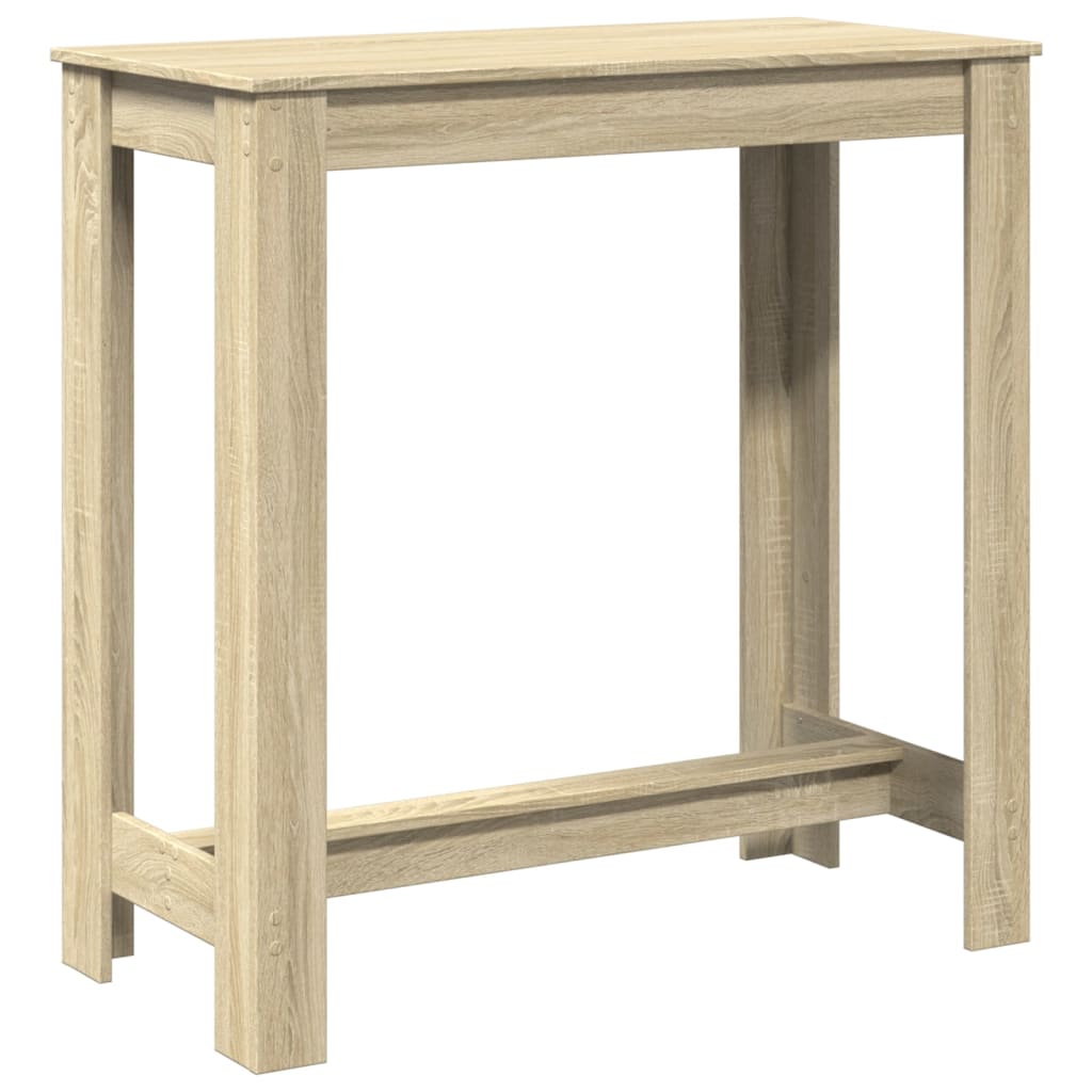 Bar table, Sonoma oak, 102x50x103.5 cm, engineered wood