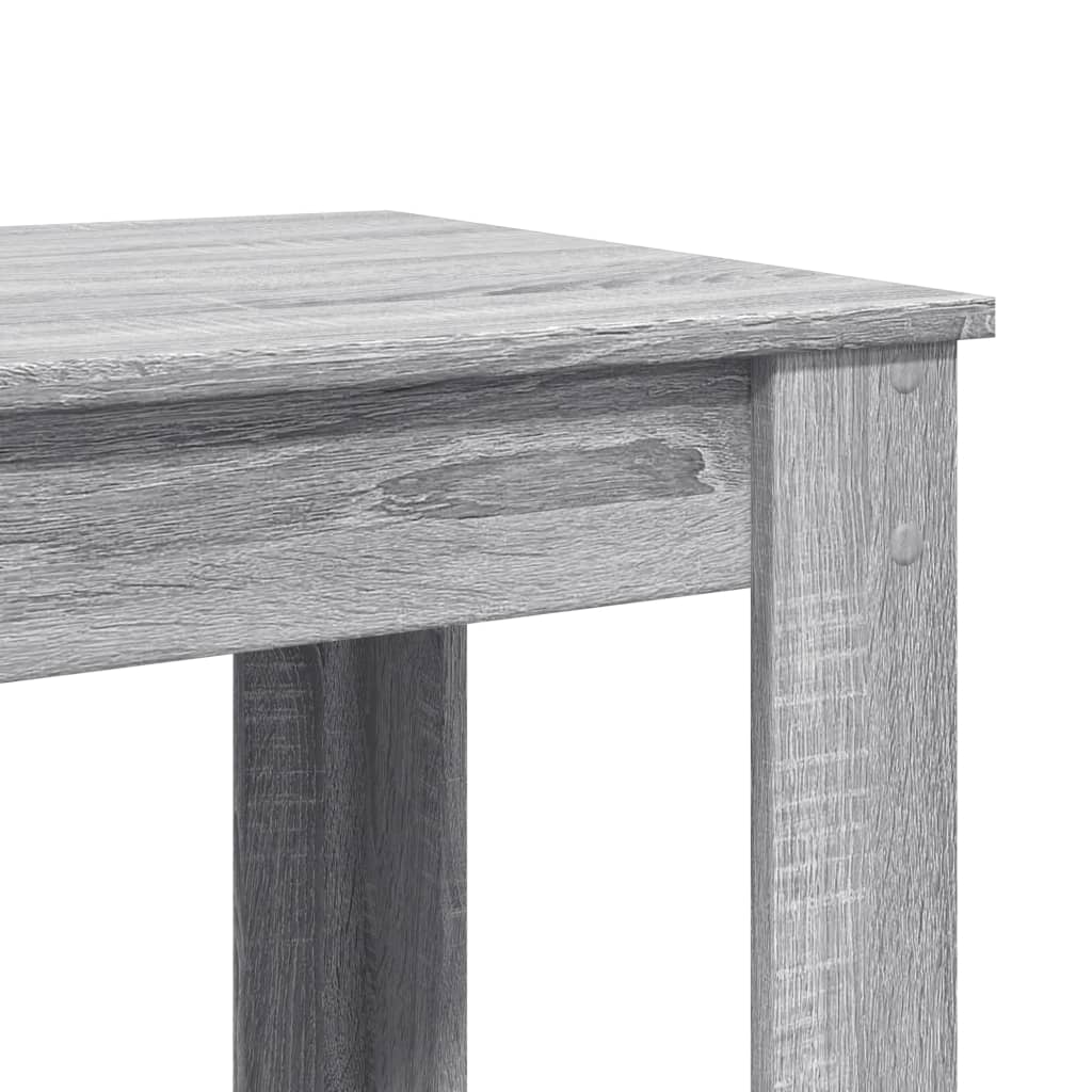 Bar table, Sonoma gray, 102x50x103.5 cm, processed wood