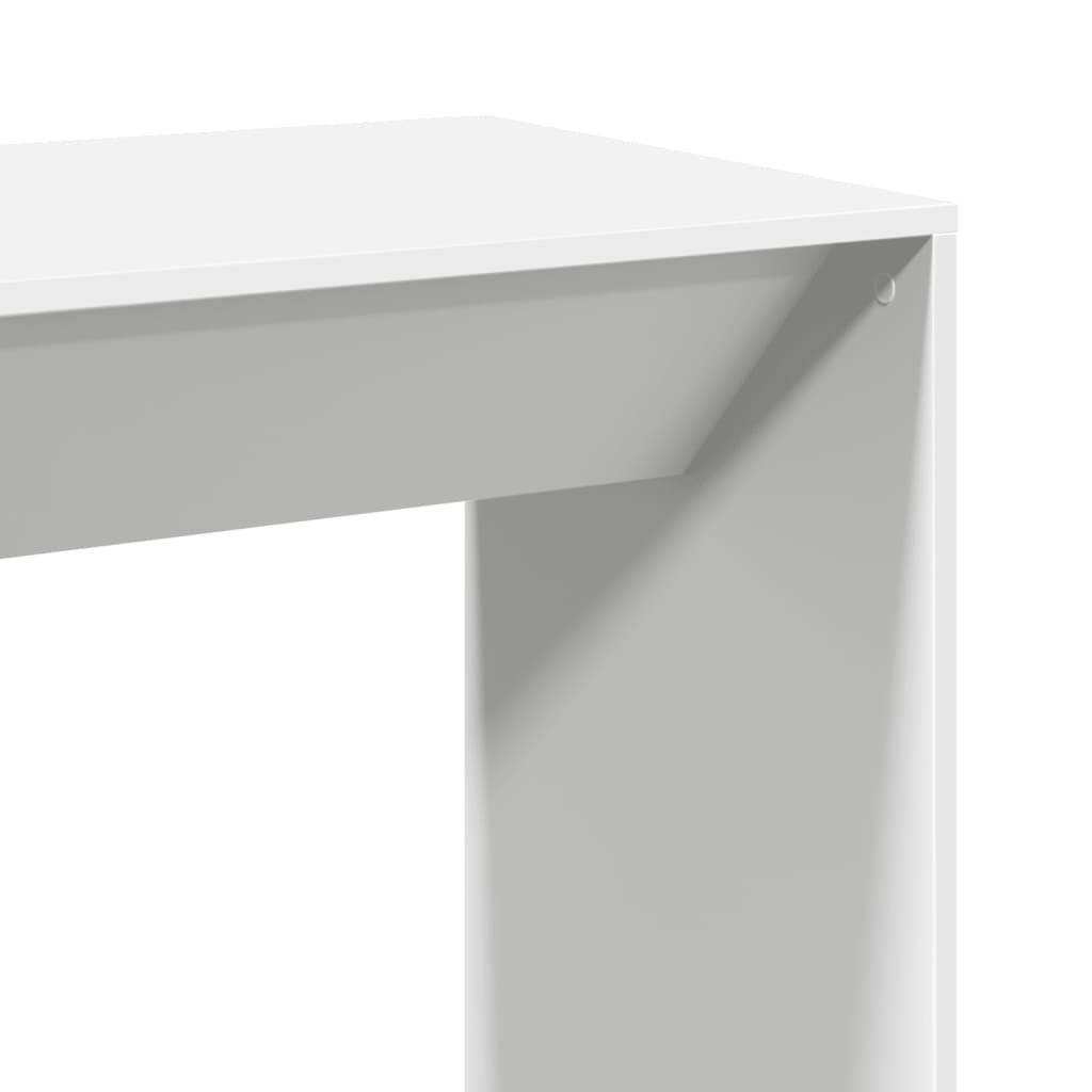 Bar table, white, 102x50x103.5 cm, processed wood