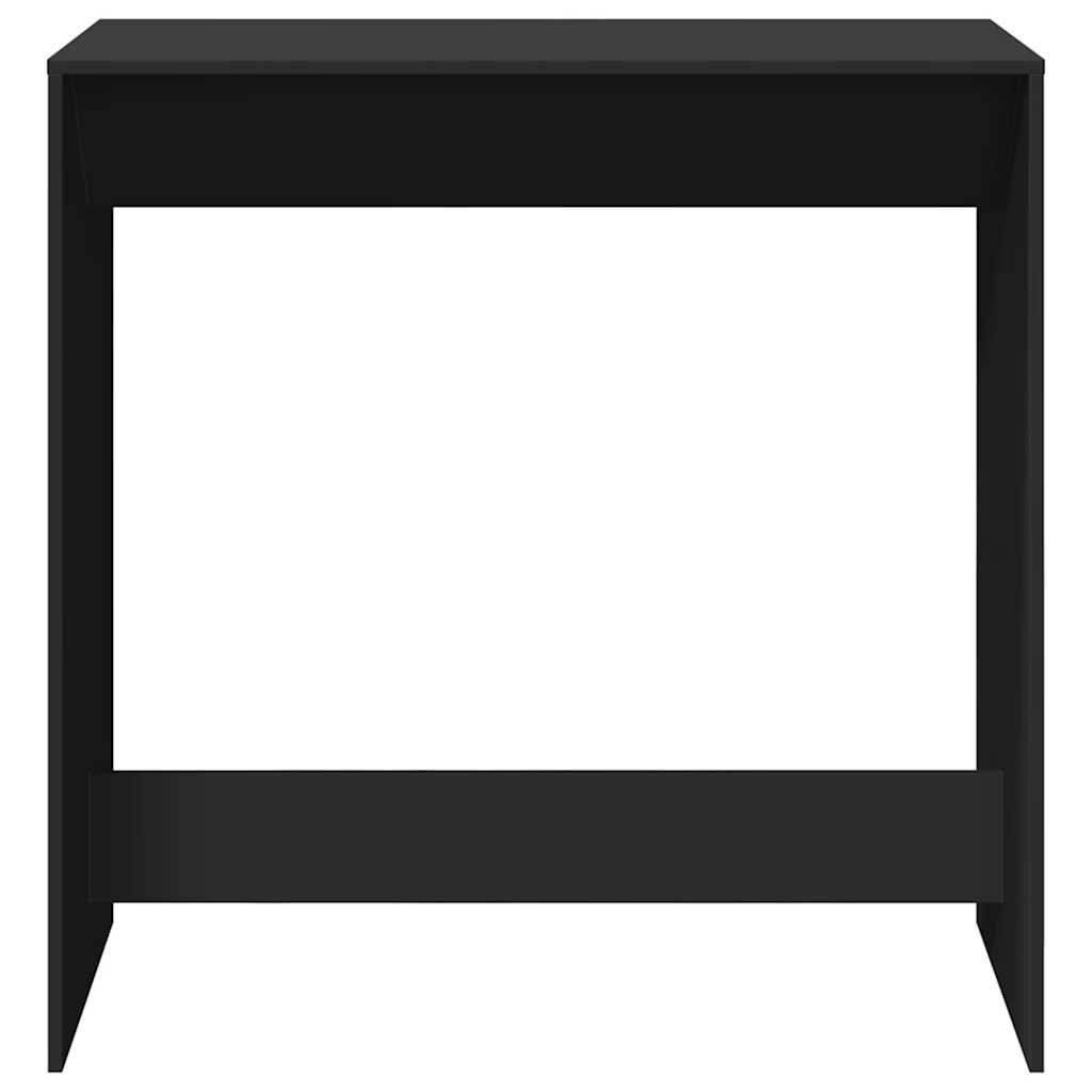 Bar table, black, 102x50x103.5 cm, processed wood