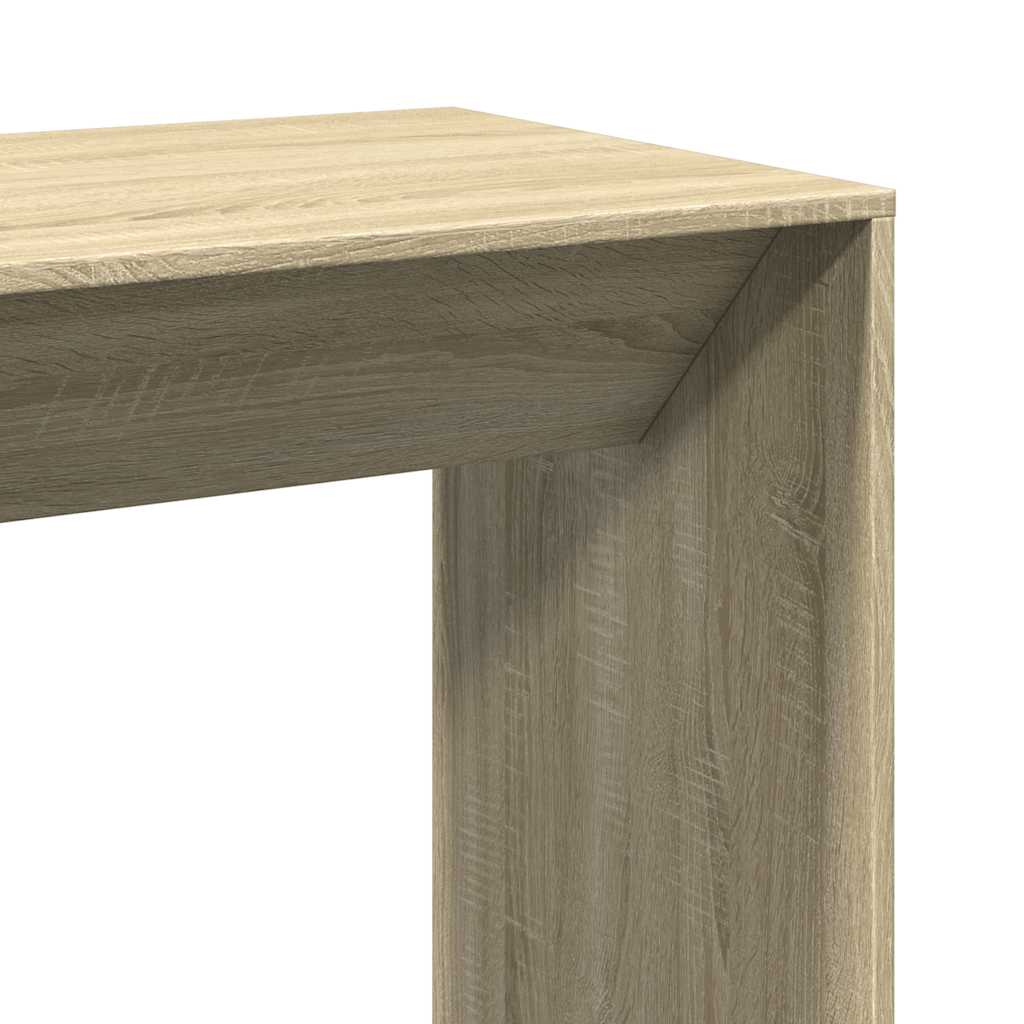 Bar table, Sonoma oak, 102x50x103.5 cm, engineered wood