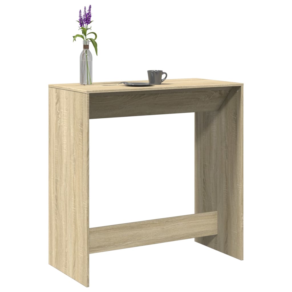 Bar table, Sonoma oak, 102x50x103.5 cm, engineered wood