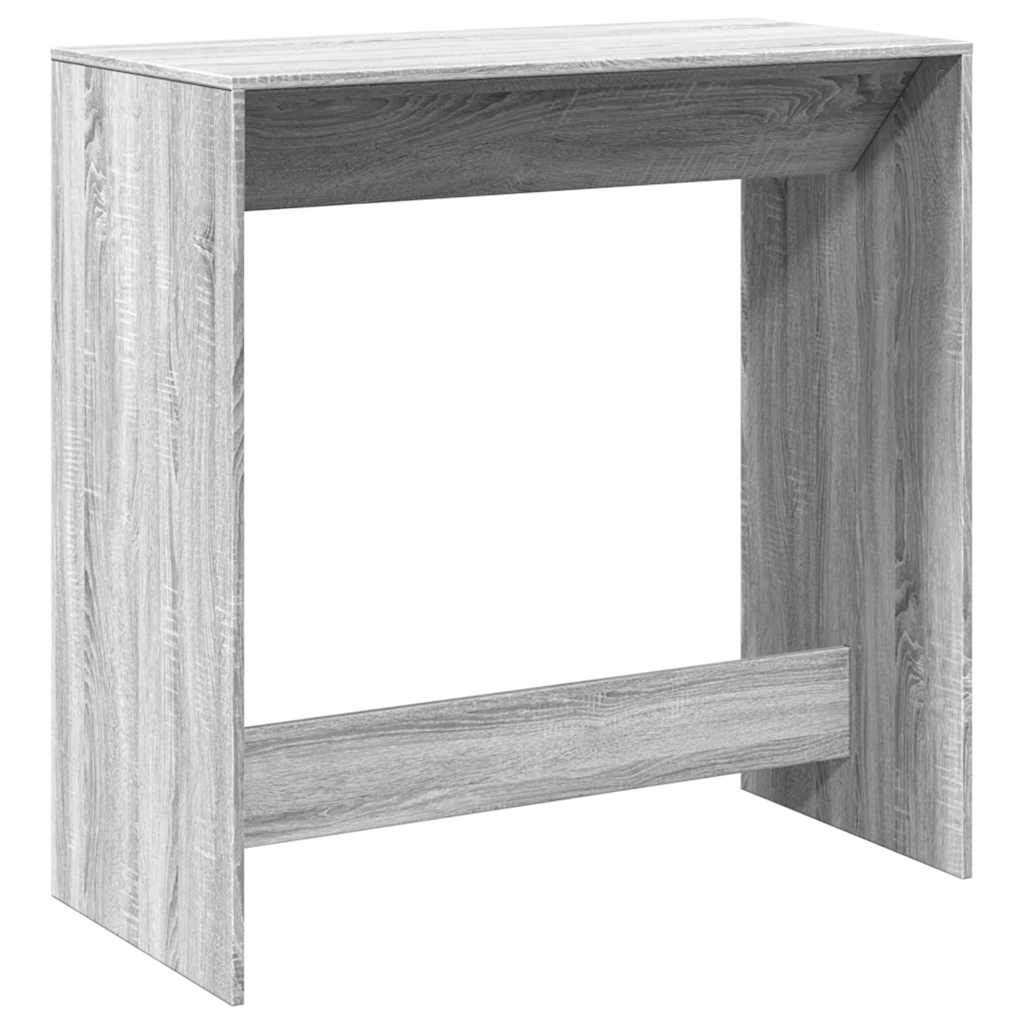 Bar table, Sonoma gray, 102x50x103.5 cm, processed wood