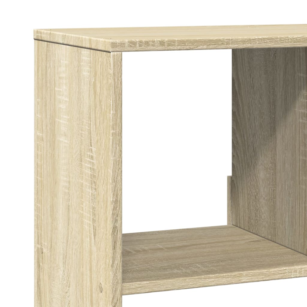 Bookcase, sonoma oak, 100x33x125.5 cm, processed wood