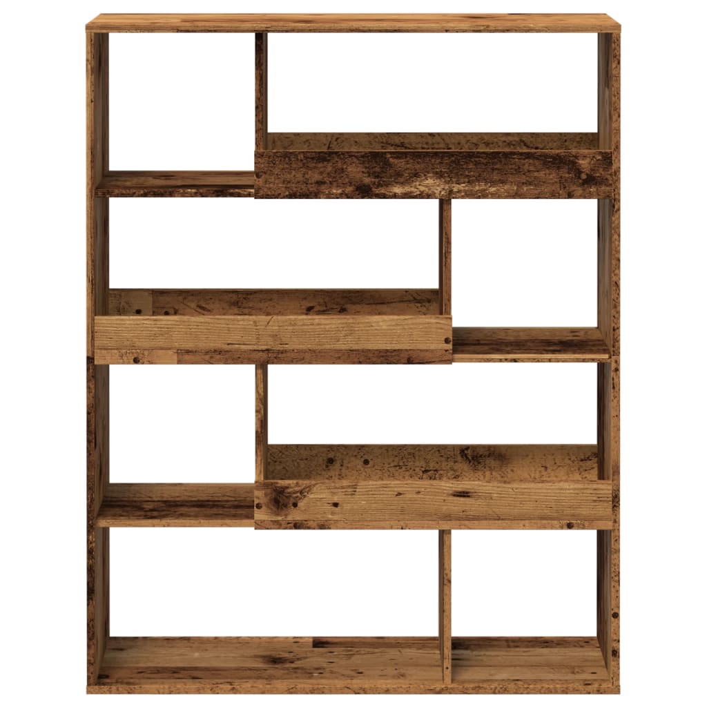 Bookcase, old wood, 100x33x125.5 cm, processed wood