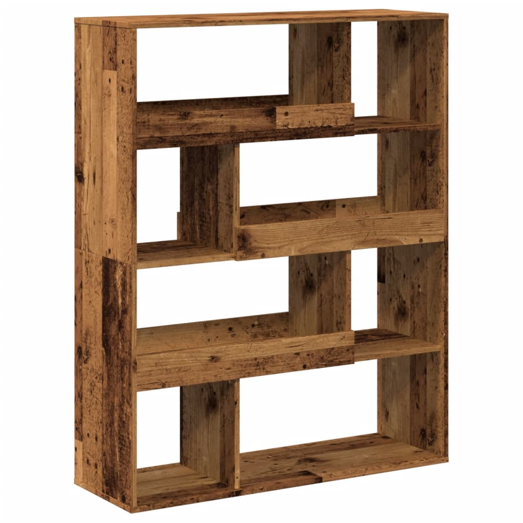 Bookcase, old wood, 100x33x125.5 cm, processed wood