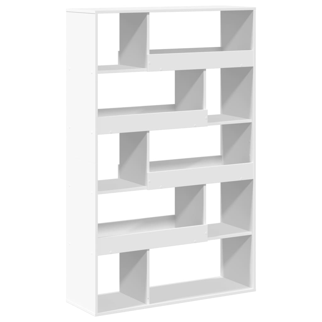 Bookcase, white, 100x33x156.5 cm, processed wood