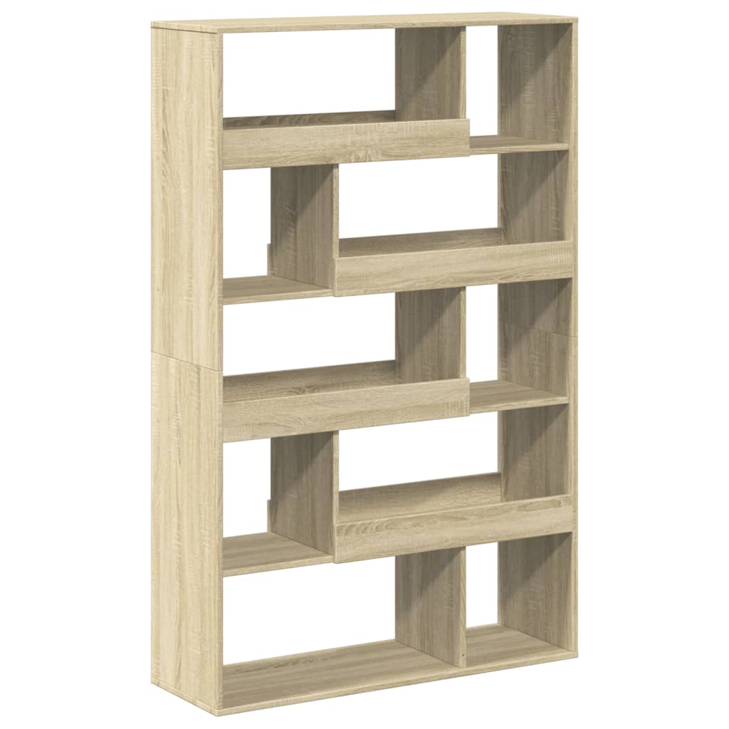 Bookcase, sonoma oak, 100x33x156.5 cm, processed wood