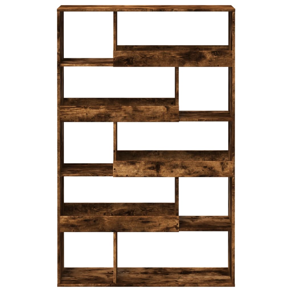 Bookcase, smoky oak, 100x33x156.5 cm, processed wood