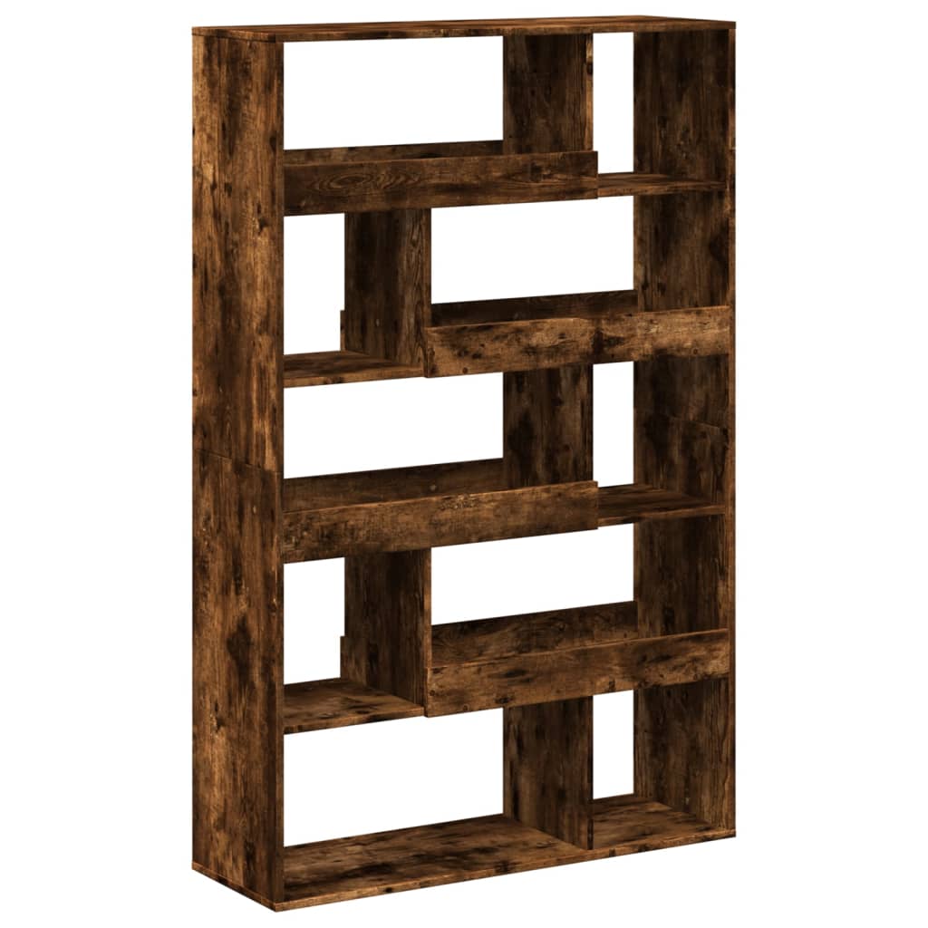 Bookcase, smoky oak, 100x33x156.5 cm, processed wood