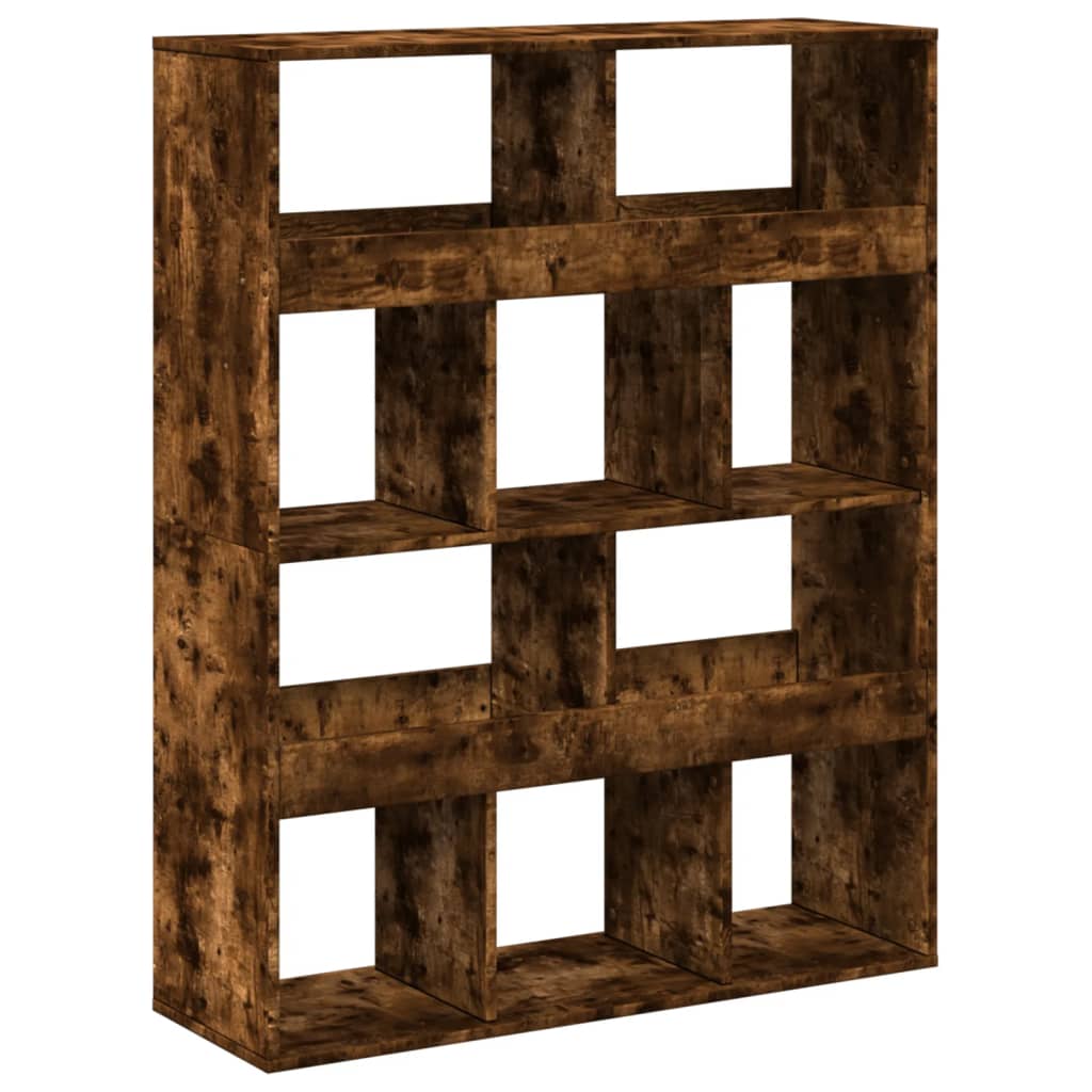 Bookcase, smoky oak, 100x33x125.5 cm, processed wood