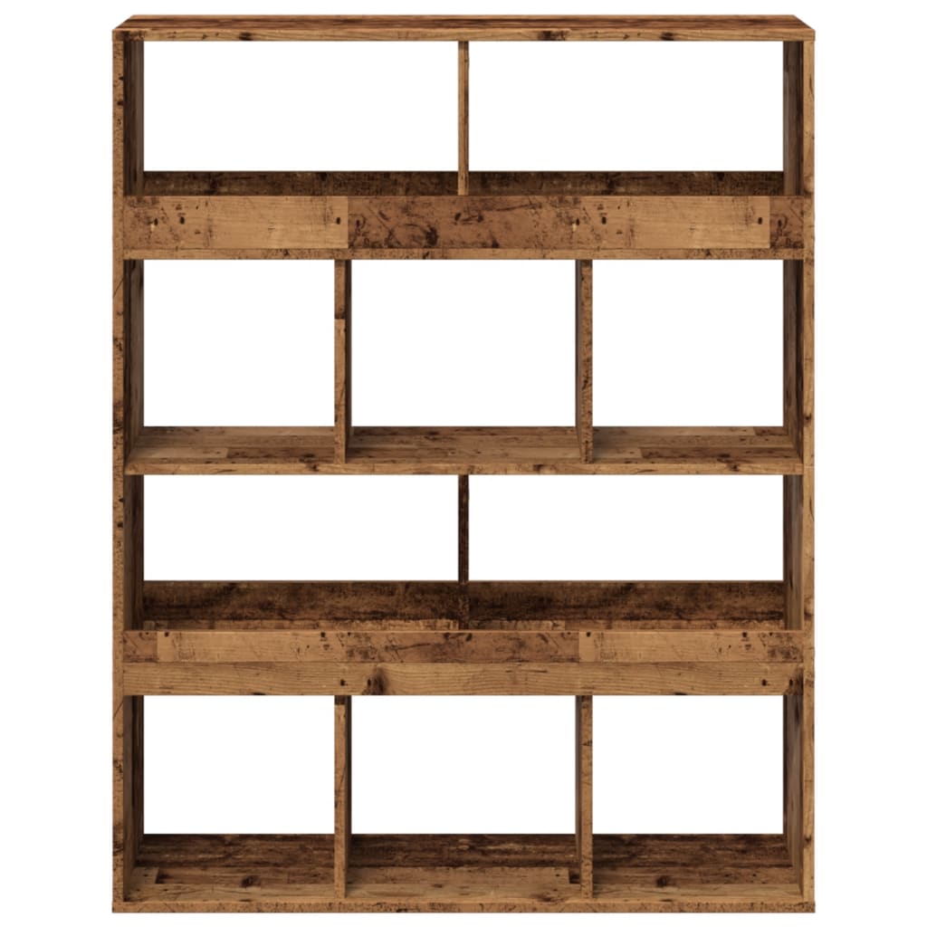 Bookcase, old wood, 100x33x125.5 cm, processed wood