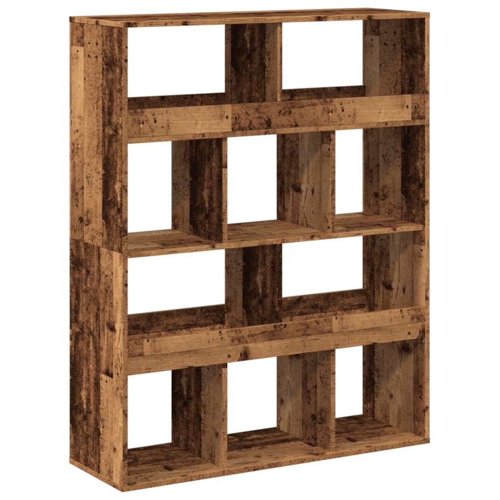 Bookcase, old wood, 100x33x125.5 cm, processed wood