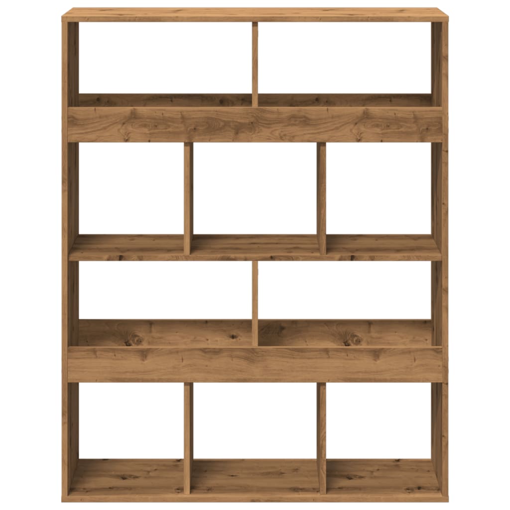 Bookcase, handcrafted oak, 100x33x125.5 cm, processed wood